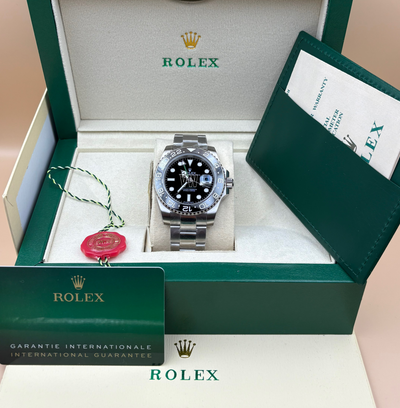 GMT-MASTER II SS BLACK CERAMIC BEZEL 40MM