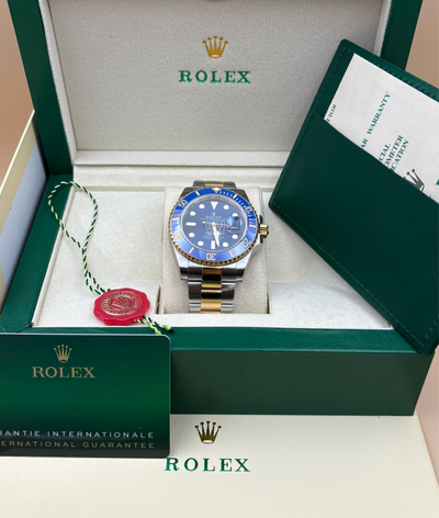 SUBMARINER 2-TONE BLUE CERAMIC BEZEL 40MM