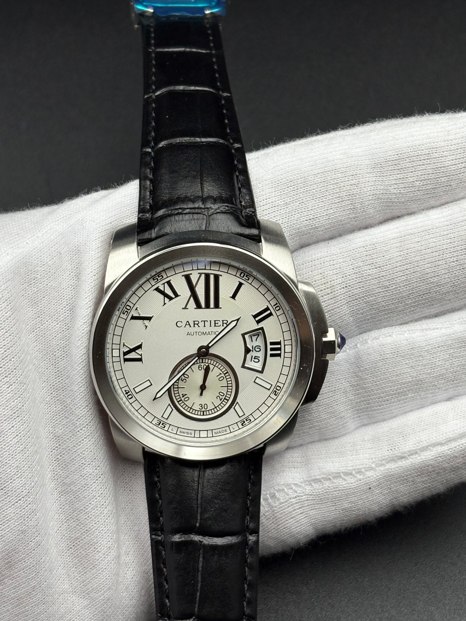 Cartie Limited Edition leather Strap 41mm