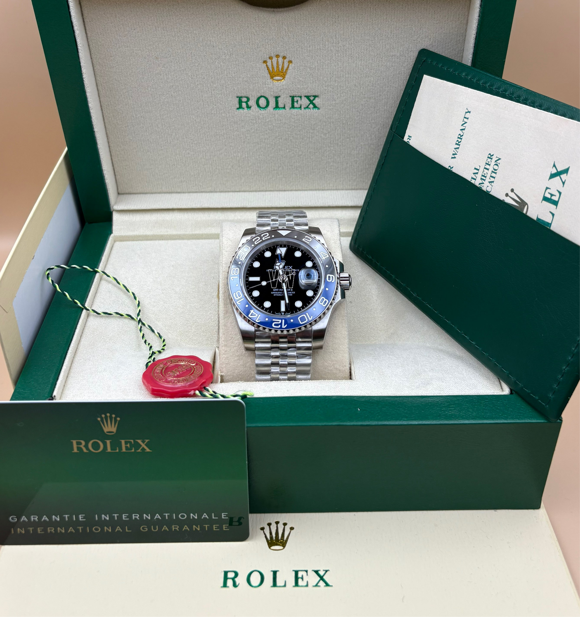 GMT-MASTER II SS BLUE/BLACK BATGIRL CERAMIC BEZEL 40MM CLONE