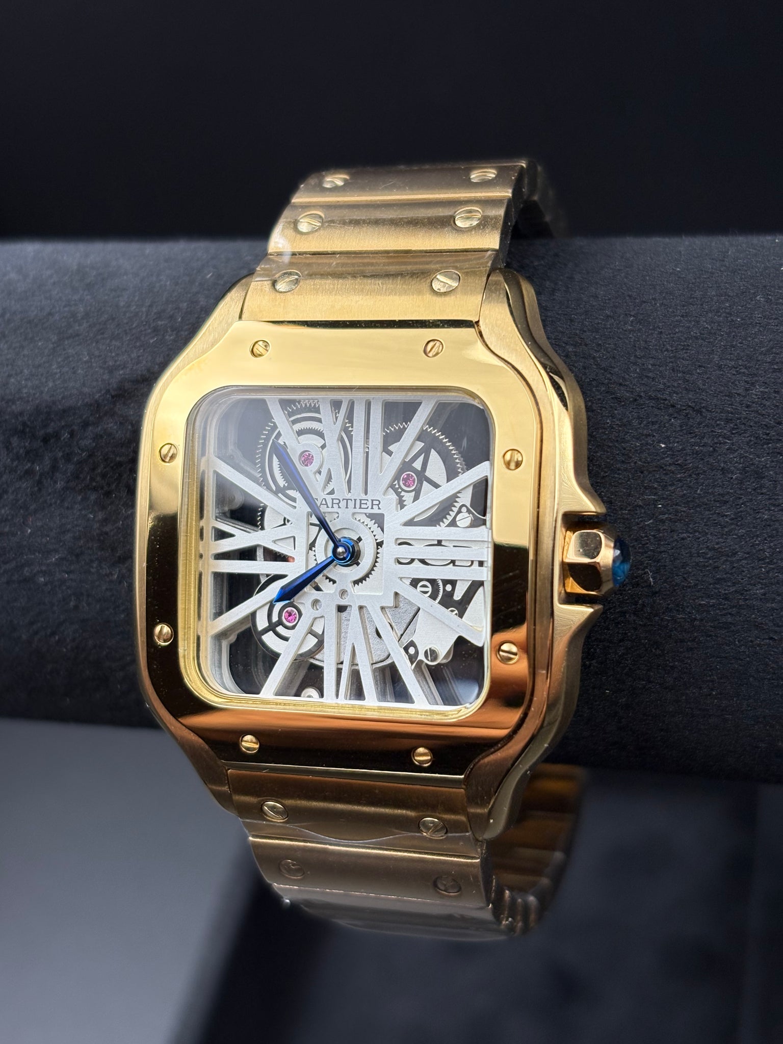 CARTIER SANTOS NEW 2023 SANTOS DE CARTIER SKELETON GOLD
