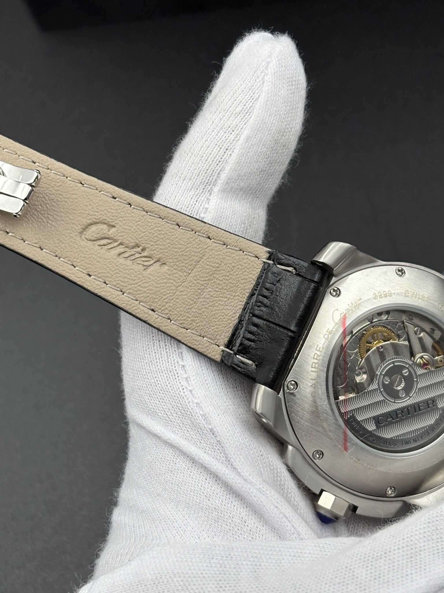 Cartie Limited Edition leather Strap 41mm