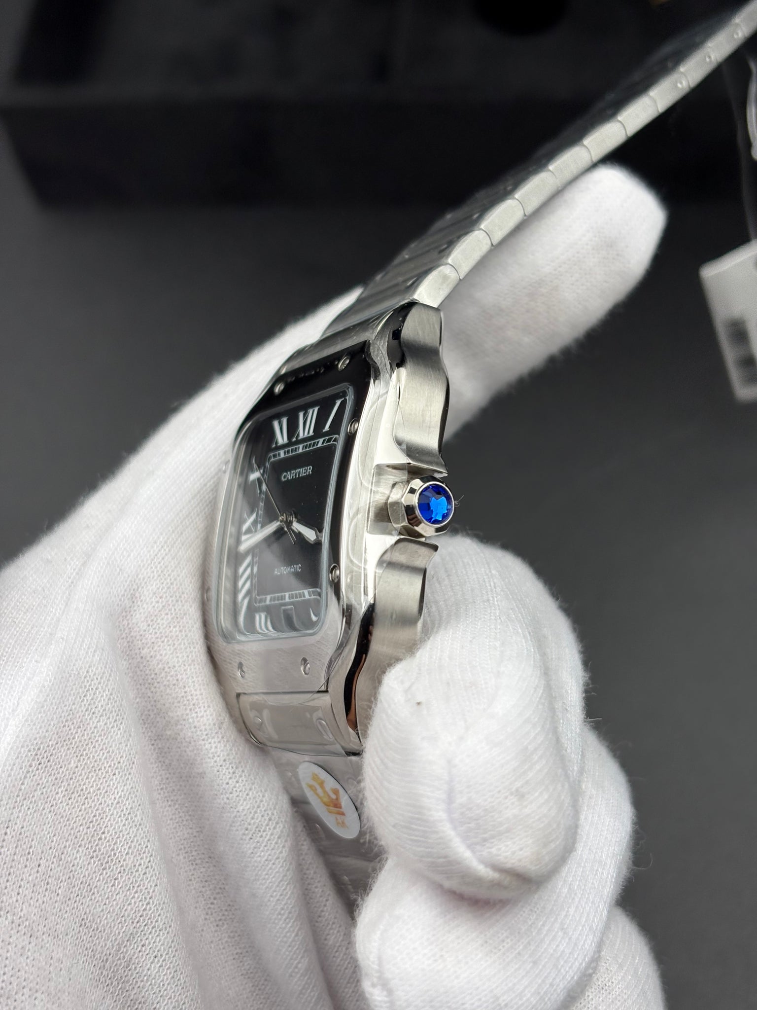 CARTIER SANTOS DE WATCH MEDIUM MODEL, AUTOMATIC