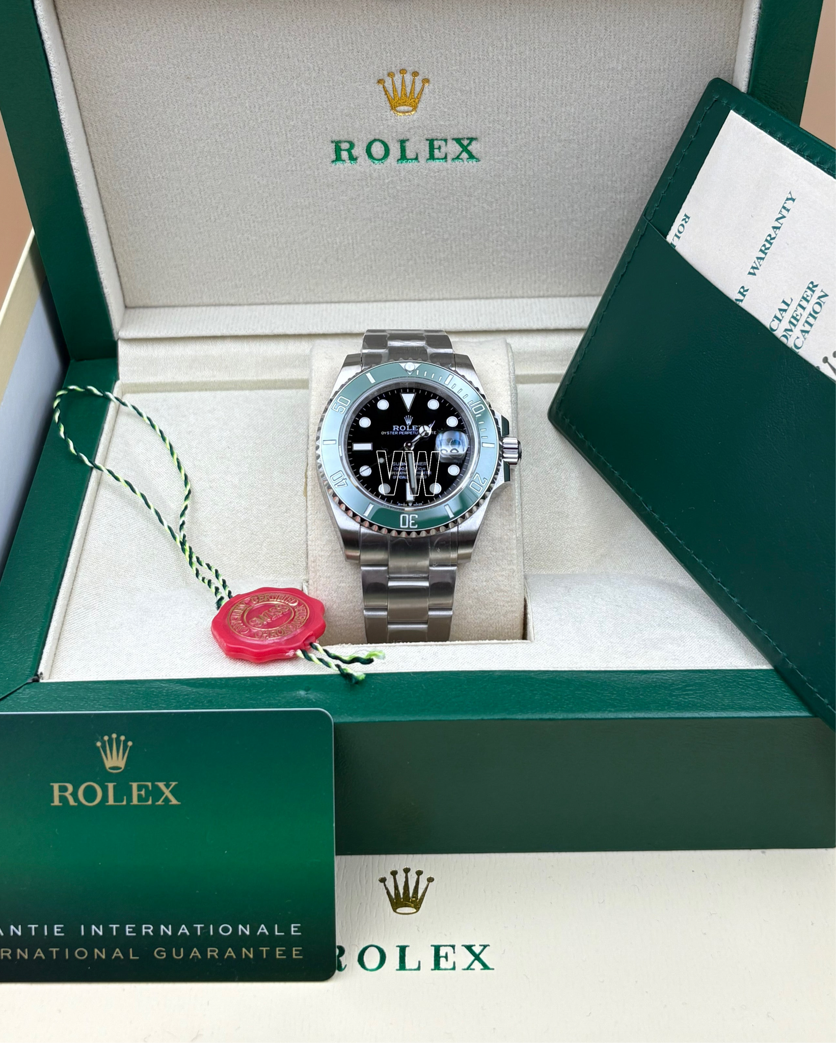 SUBMARINER SS BLACK COLLECTOR GREEN CERAMIC BEZEL 41MM CLONE