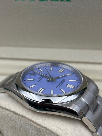 Rolex Oyster Perpetual purple 41mm