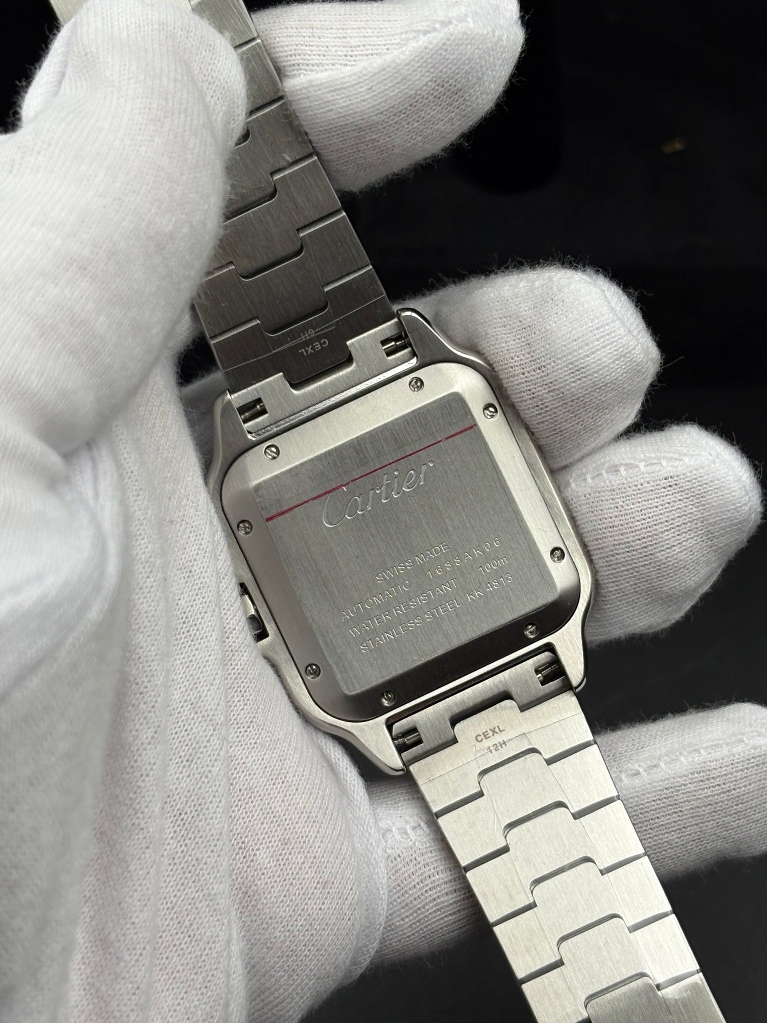 CARTIER SANTOS DE WATCH MEDIUM MODEL, AUTOMATIC