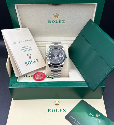 Day-Date Grey Dial 40mm President