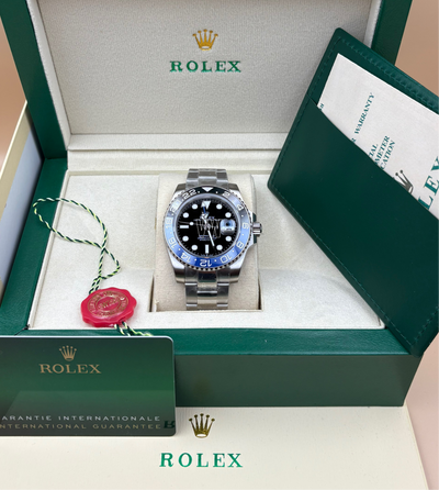 GMT-MASTER II SS BLUE/BLACK BATMAN CERAMIC BEZEL 40MM CLONE