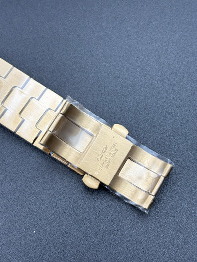SANT0S DE CARTIER WATCH LARGE MODEL, AUTOMATIC, GOLD, INTERCHANGEABLE