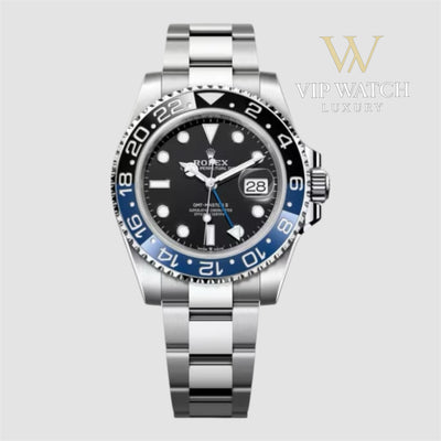 GMT-MASTER II SS BLUE/BLACK BATMAN CERAMIC BEZEL 40MM CLONE
