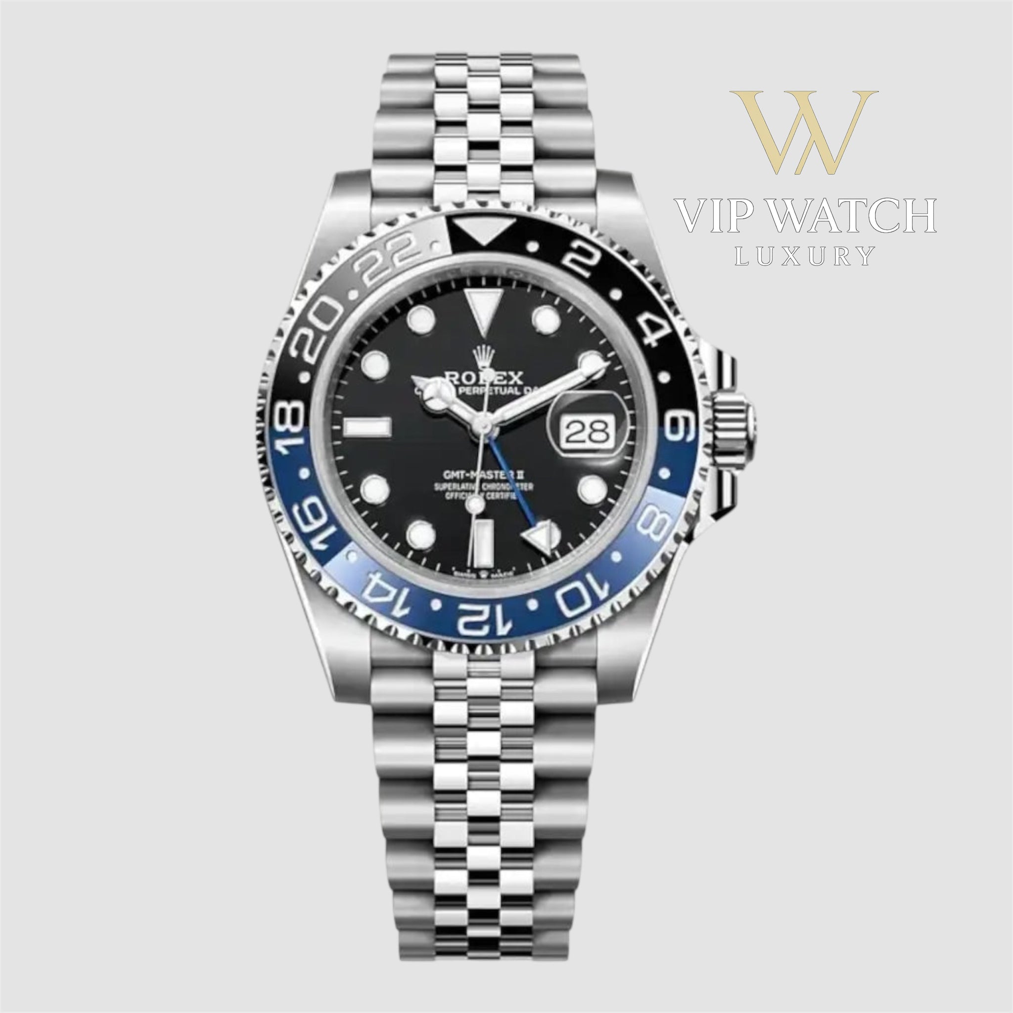 GMT-MASTER II SS BLUE/BLACK BATGIRL CERAMIC BEZEL 40MM CLONE