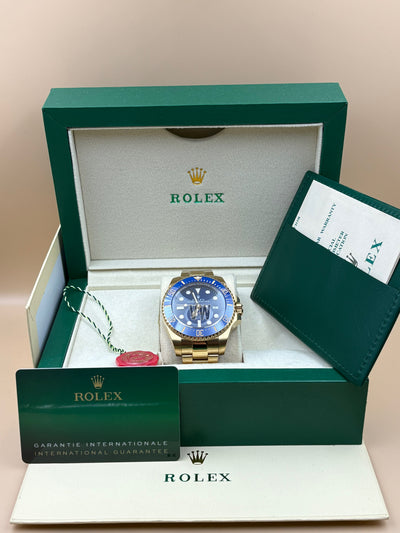 ROLEX SEA-DWELLER DEEPSEA 136668LB 44MM YELLOW GOLD BLUE DIAL & BLUE BEZEL