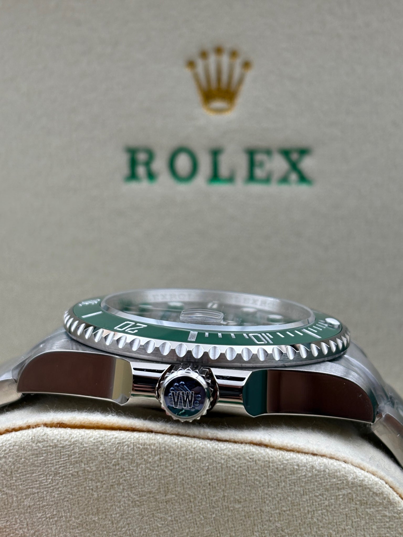 SUBMARINER SS BLACK COLLECTOR GREEN CERAMIC BEZEL 41MM CLONE