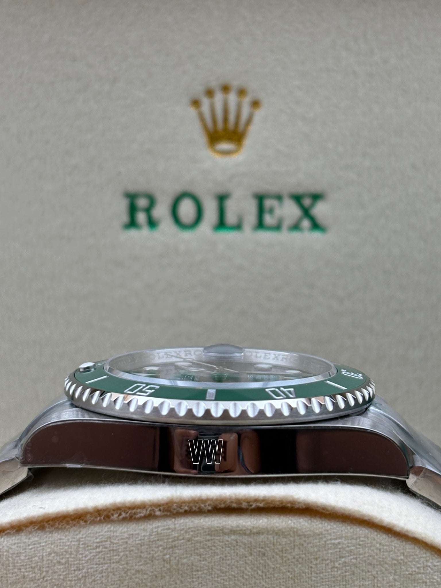 SUBMARINER SS BLACK COLLECTOR GREEN CERAMIC BEZEL 41MM CLONE