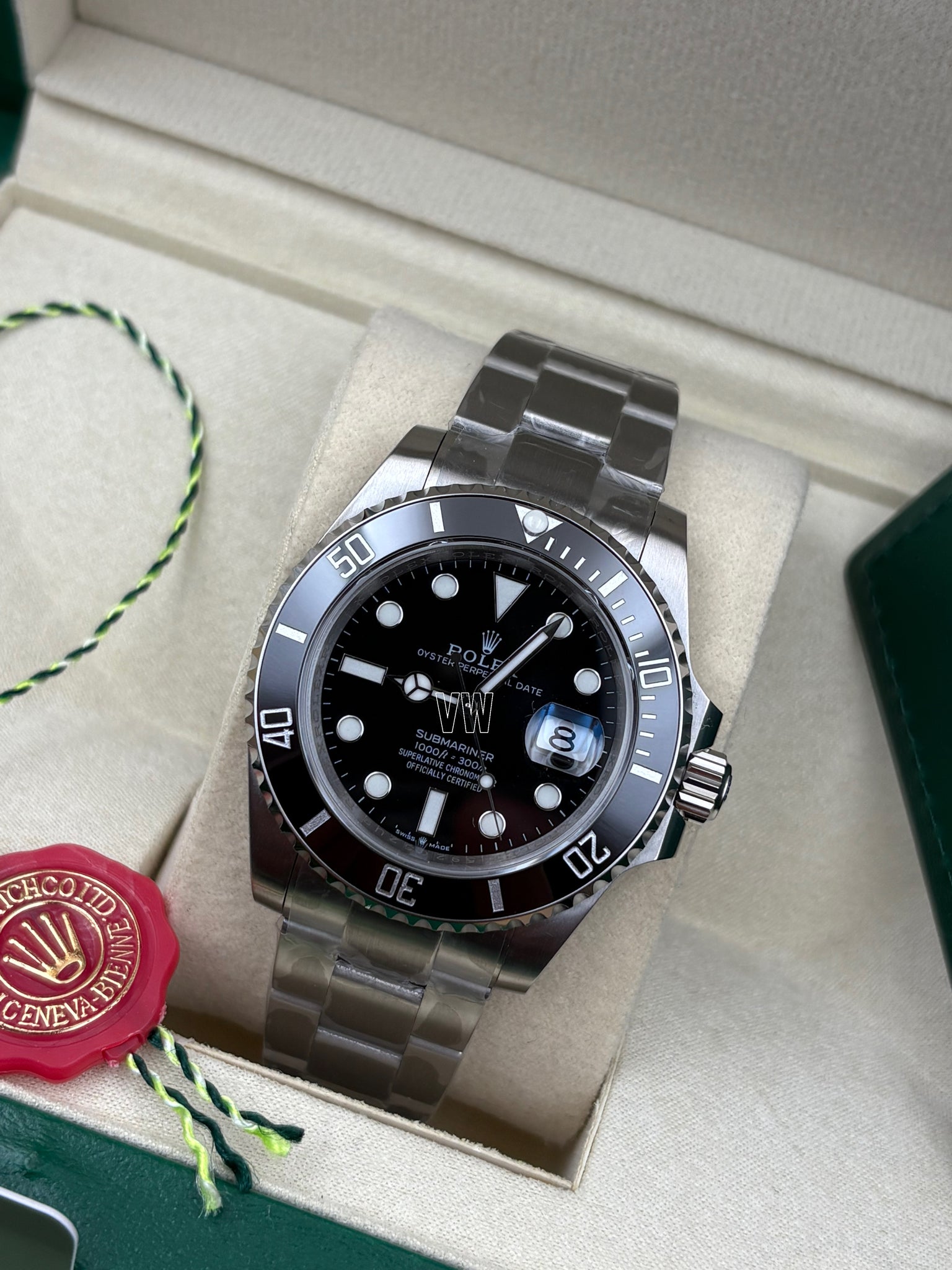 SUBMARINER DATE SS BLACK CERAMIC BEZEL 41MM CLONE