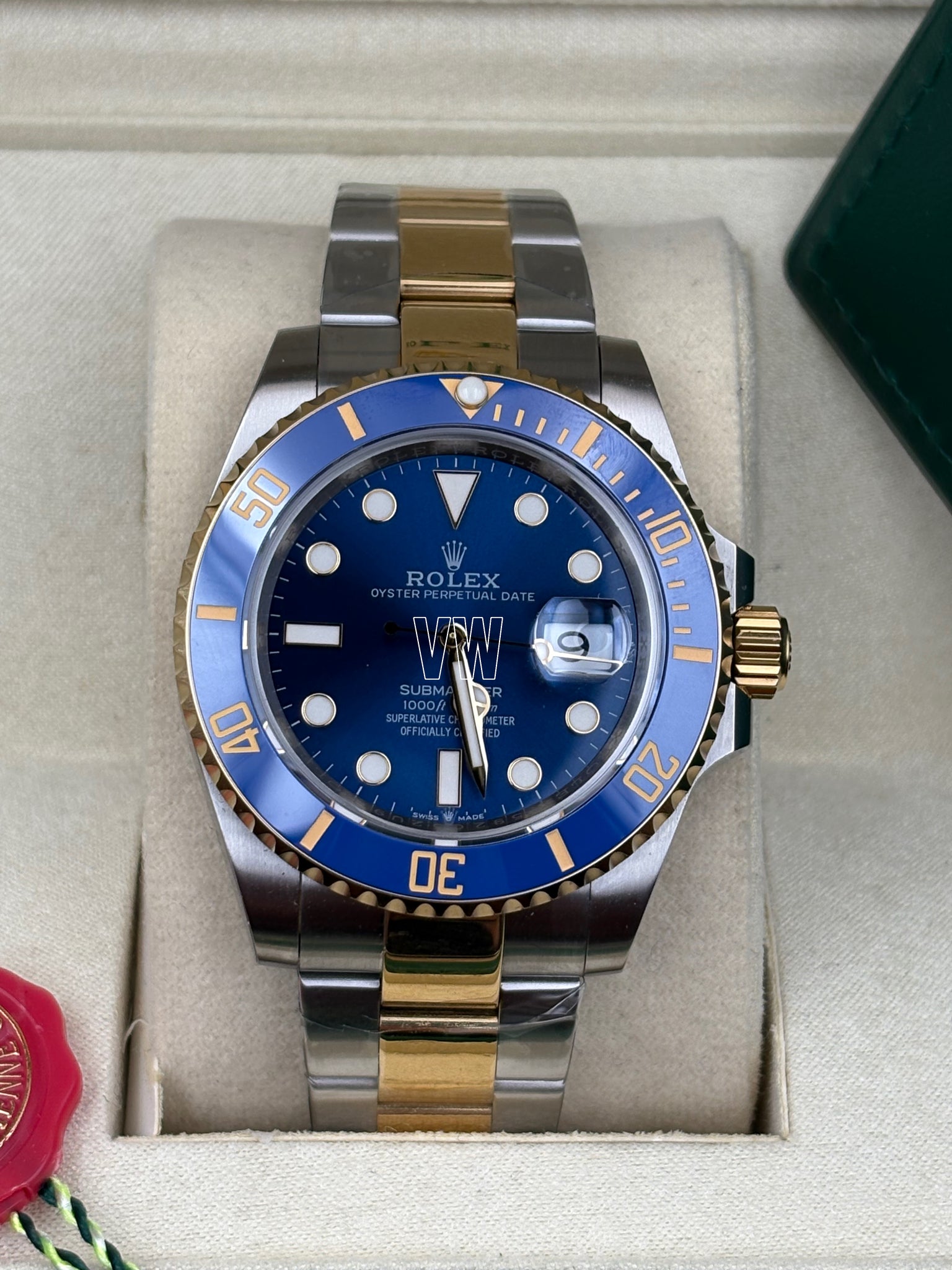 SUBMARINER 2-TONE BLUE CERAMIC BEZEL 40MM
