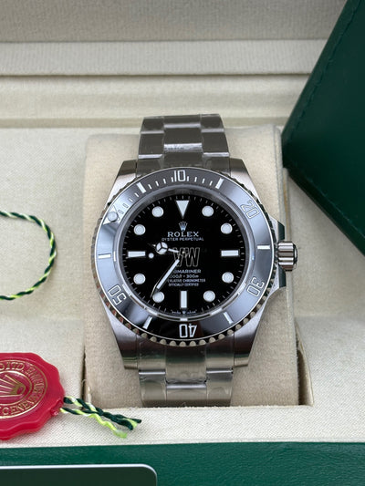 Submariner noDate SS Black Ceramic Bezel