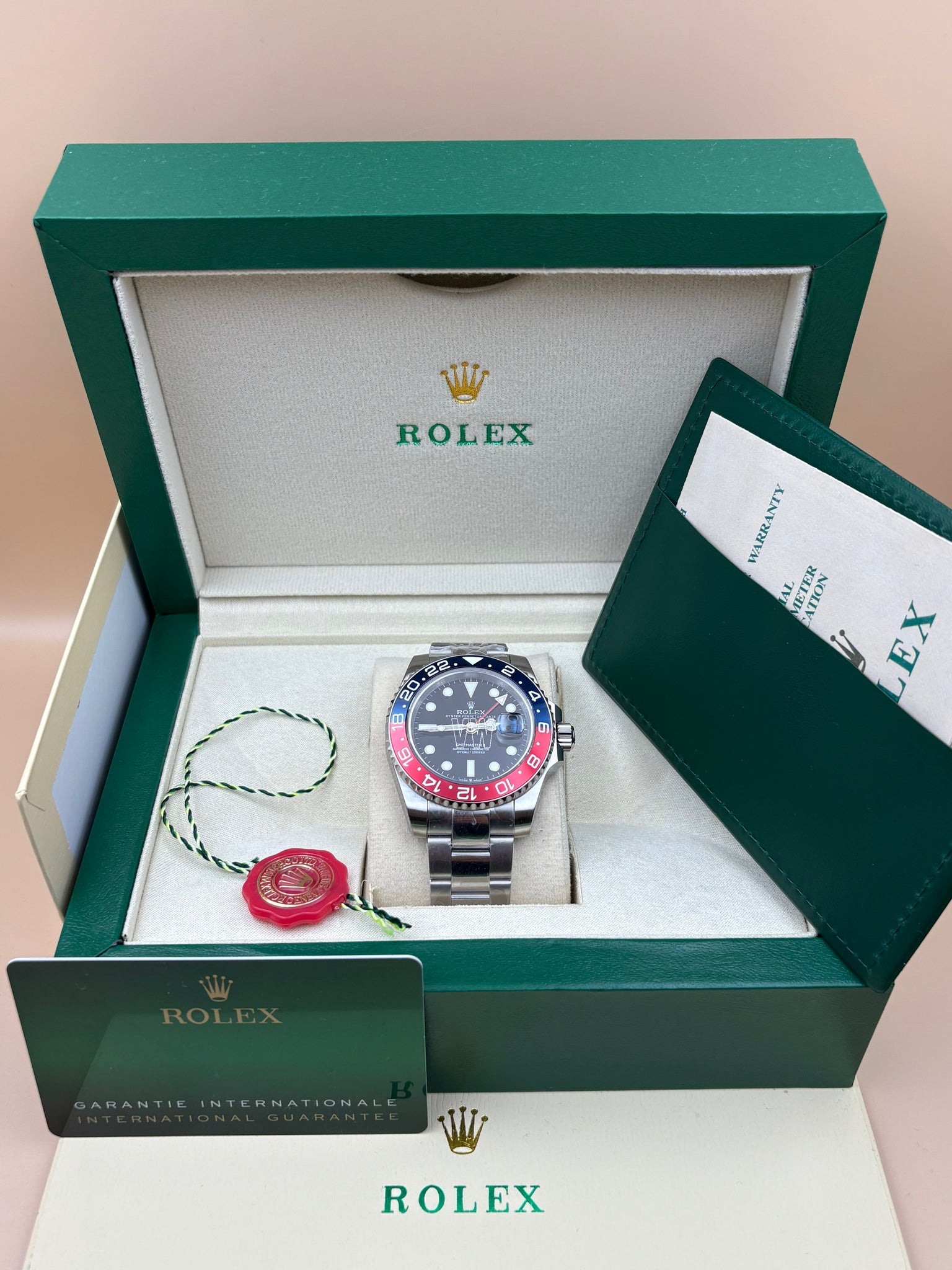 GMT-MASTER II SS BLUE/RED PEPSI CERAMIC BEZEL 40MM