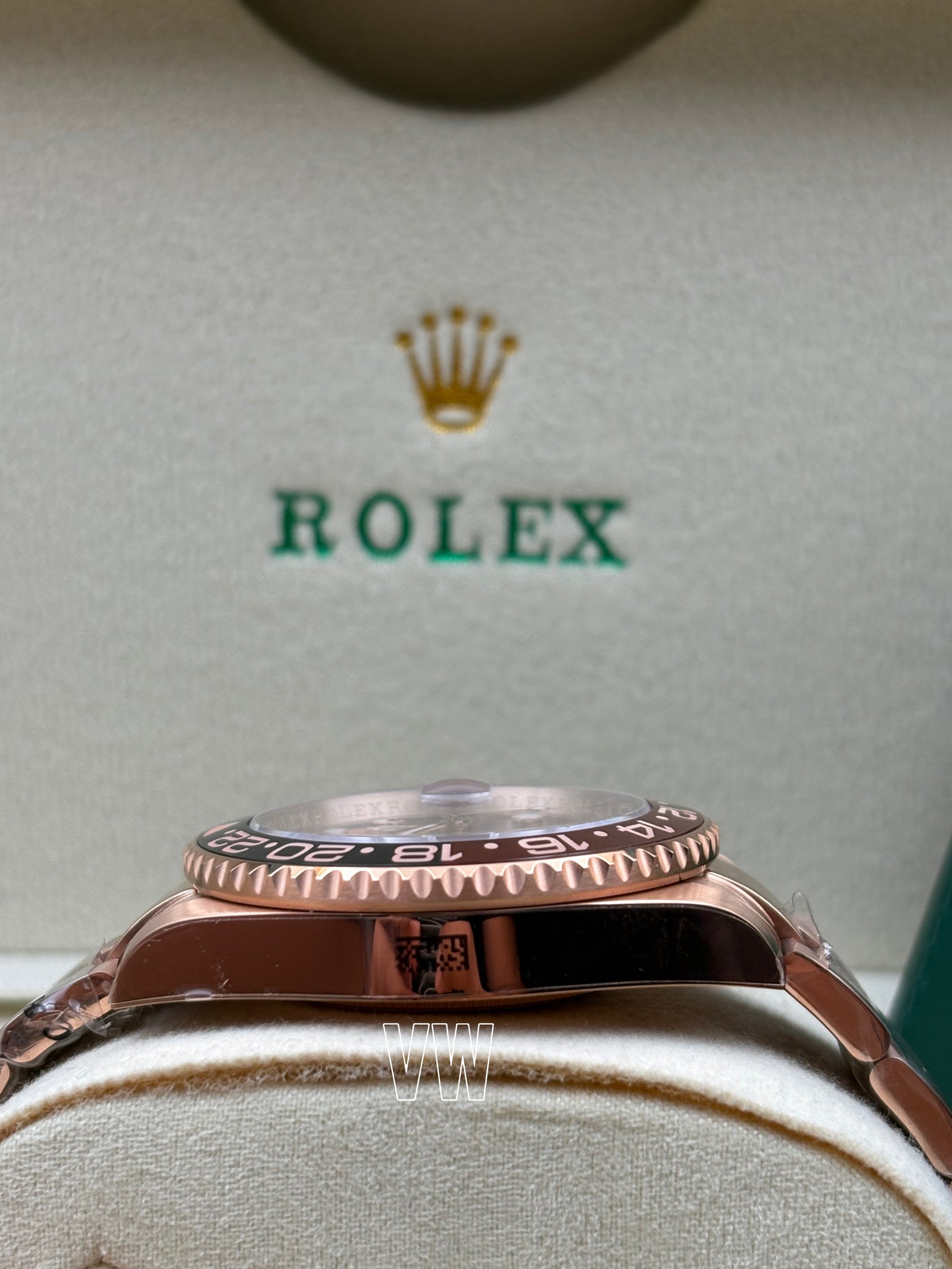 ROLEX GMT ll TIGER ROSE GOLD IRON DIAL 2025