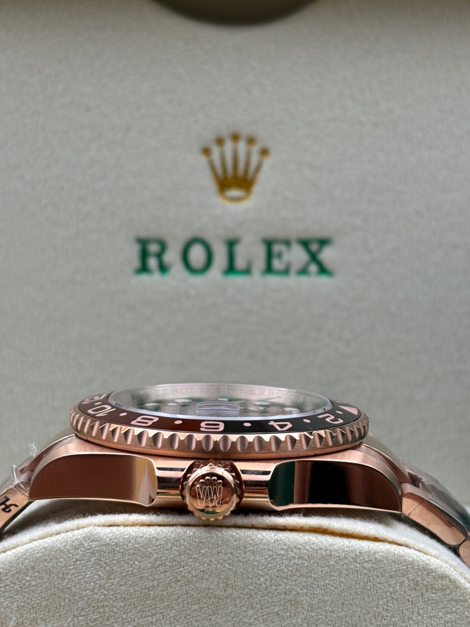 ROLEX GMT ll TIGER ROSE GOLD IRON DIAL 2025