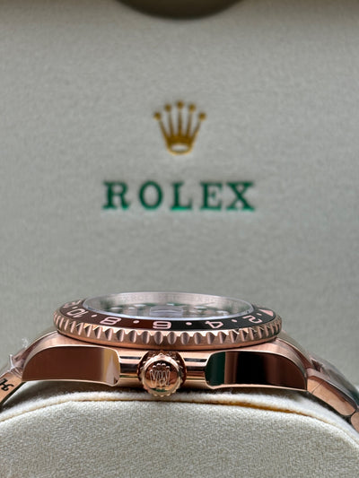 ROLEX GMT ll TIGER ROSE GOLD IRON DIAL 2025