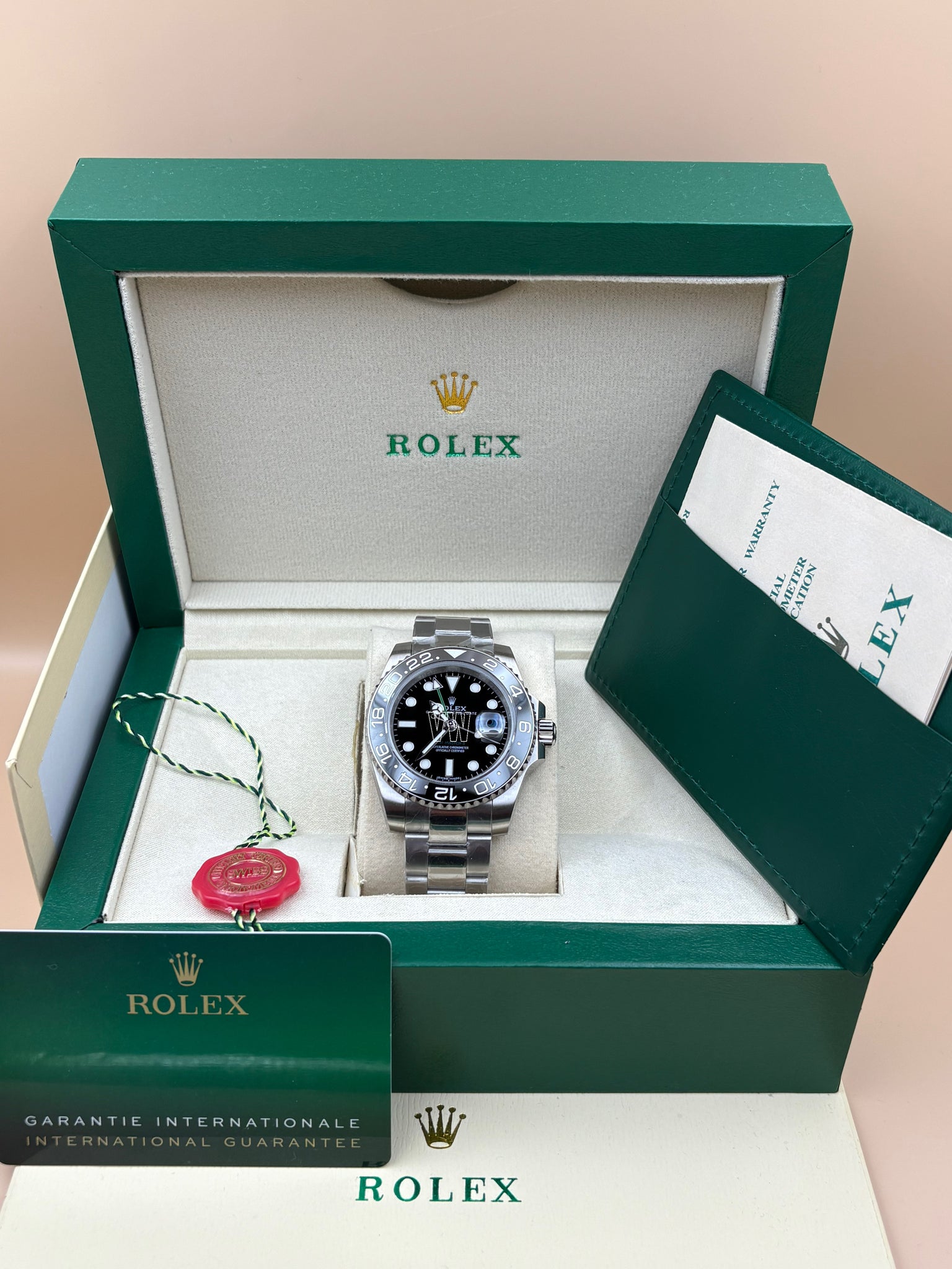 GMT-MASTER II SS BLACK CERAMIC BEZEL 40MM