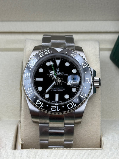 GMT-MASTER II SS BLACK CERAMIC BEZEL 40MM