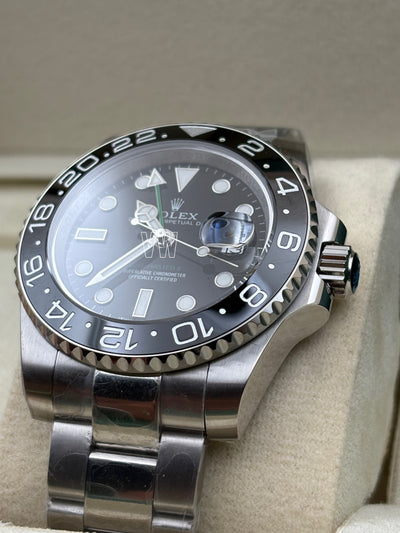 GMT-MASTER II SS BLACK CERAMIC BEZEL 40MM