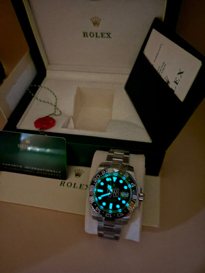 GMT-MASTER II SS BLACK CERAMIC BEZEL 40MM