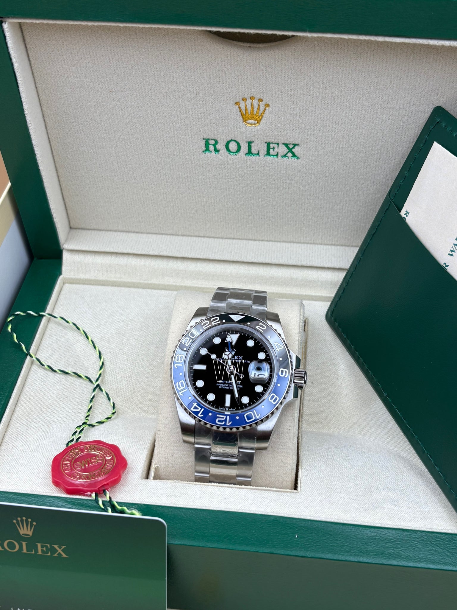 GMT-MASTER II SS BLUE/BLACK BATMAN CERAMIC BEZEL 40MM CLONE