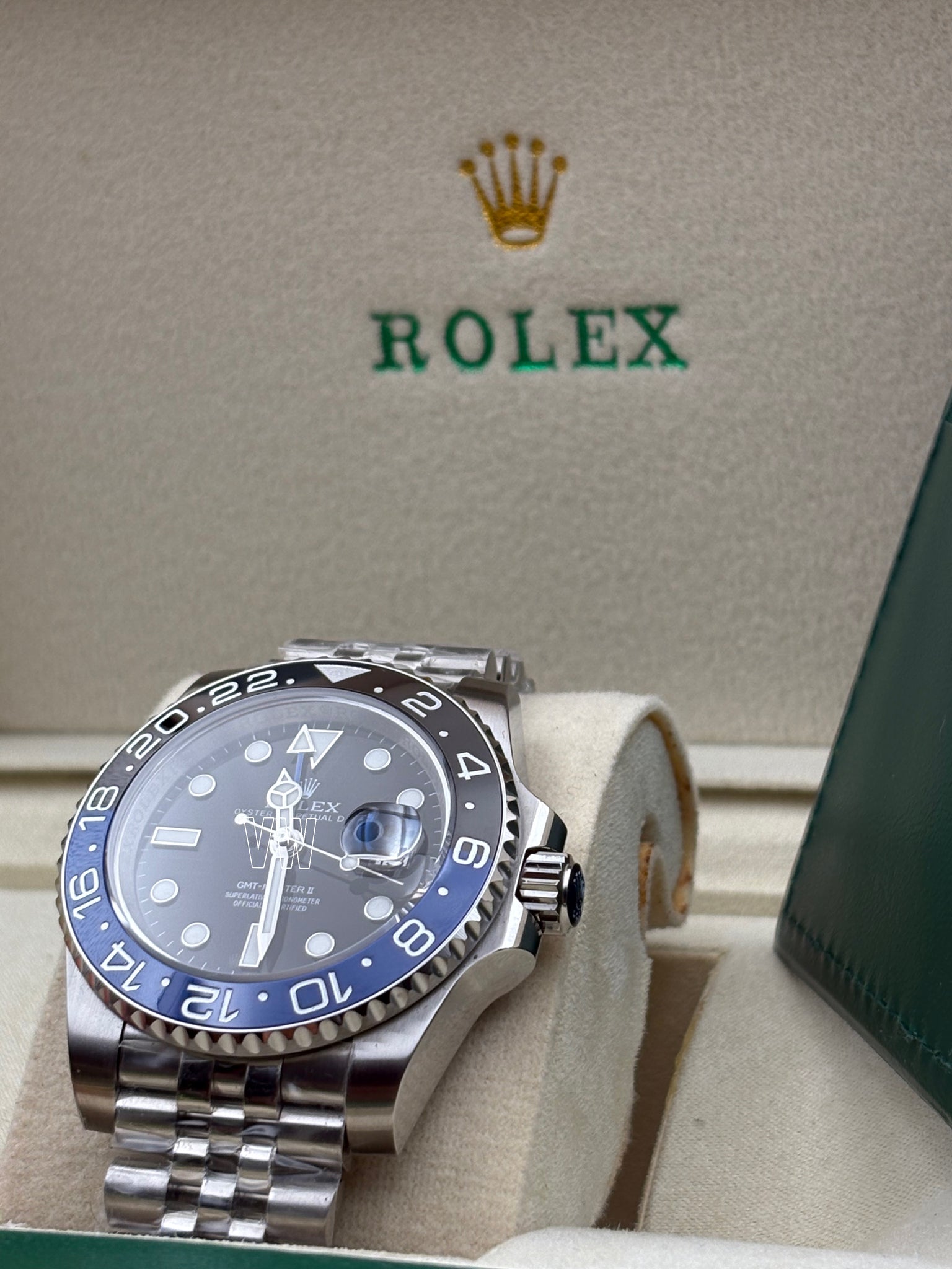 GMT-MASTER II SS BLUE/BLACK BATGIRL CERAMIC BEZEL 40MM CLONE