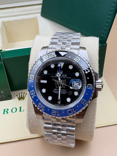 GMT-MASTER II SS BLUE/BLACK BATGIRL CERAMIC BEZEL 40MM CLONE