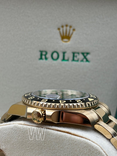 GMT-MASTER II SS GOLD GREEN CERAMIC BEZEL 40MM CLONE
