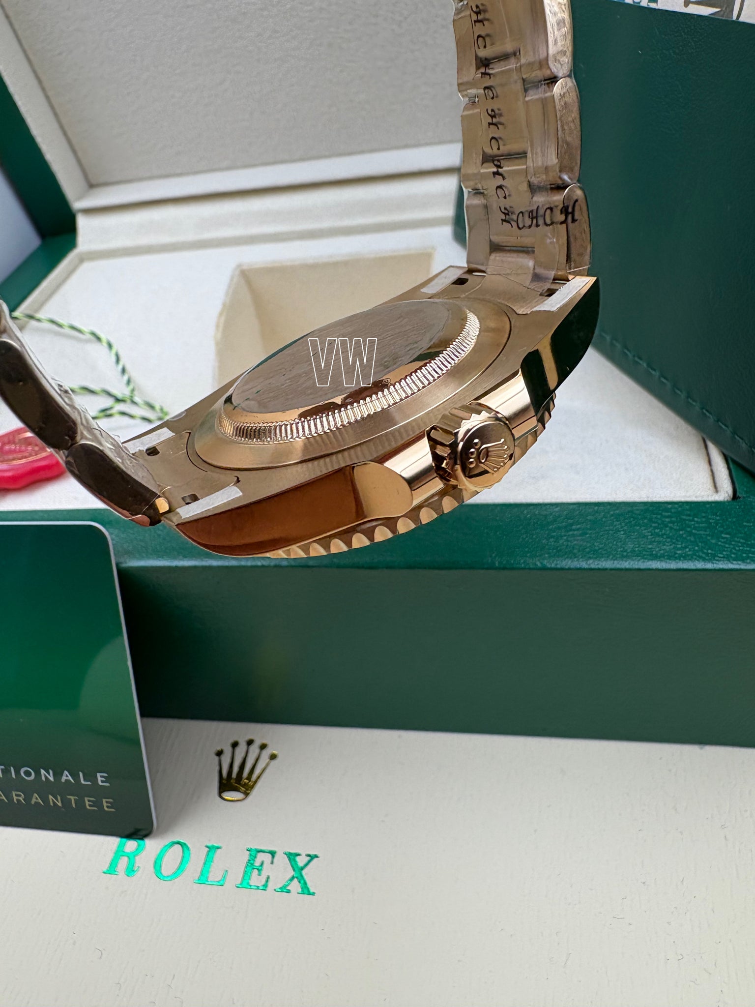 GMT-MASTER II SS GOLD GREEN CERAMIC BEZEL 40MM CLONE