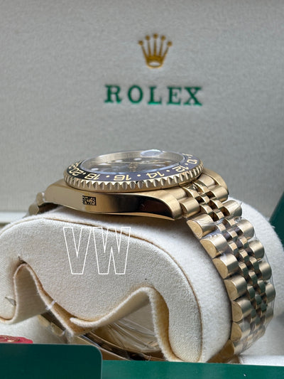 Rolex GMT-Master ll Yellow Gold Tiger iron Dial - New Release Jubilee