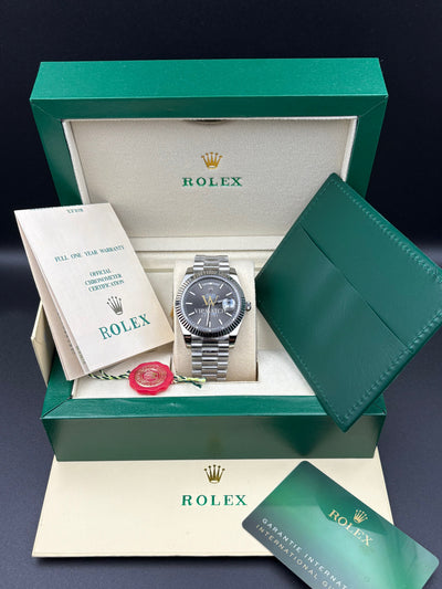 Day-Date Grey Dial 40mm President