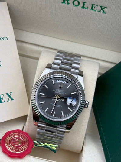 Day-Date Grey Dial 40mm President