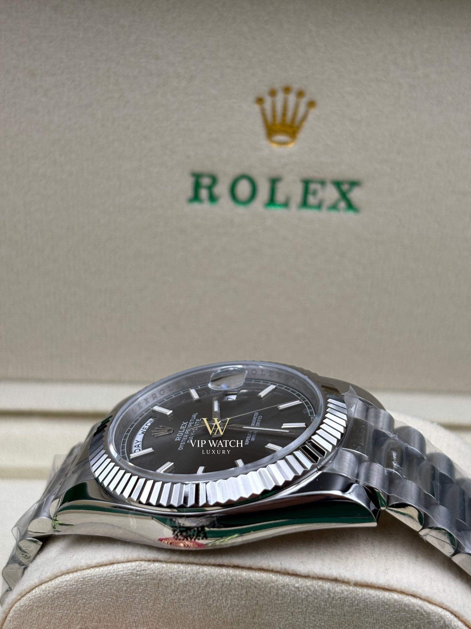 Day-Date Grey Dial 40mm President