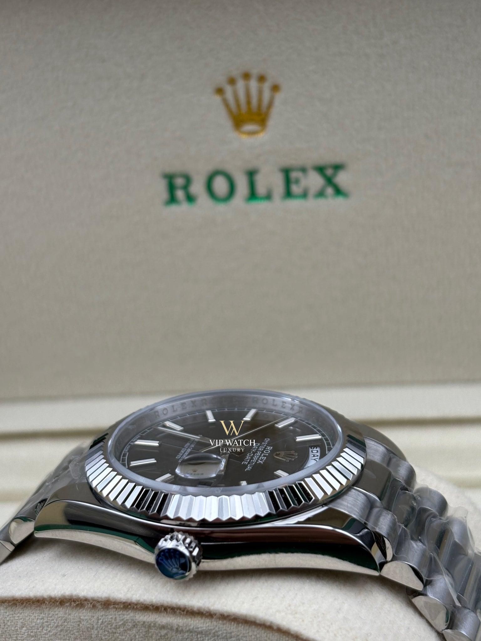 Day-Date Grey Dial 40mm President