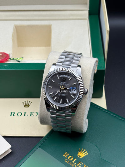 Day-Date Grey Dial 40mm President