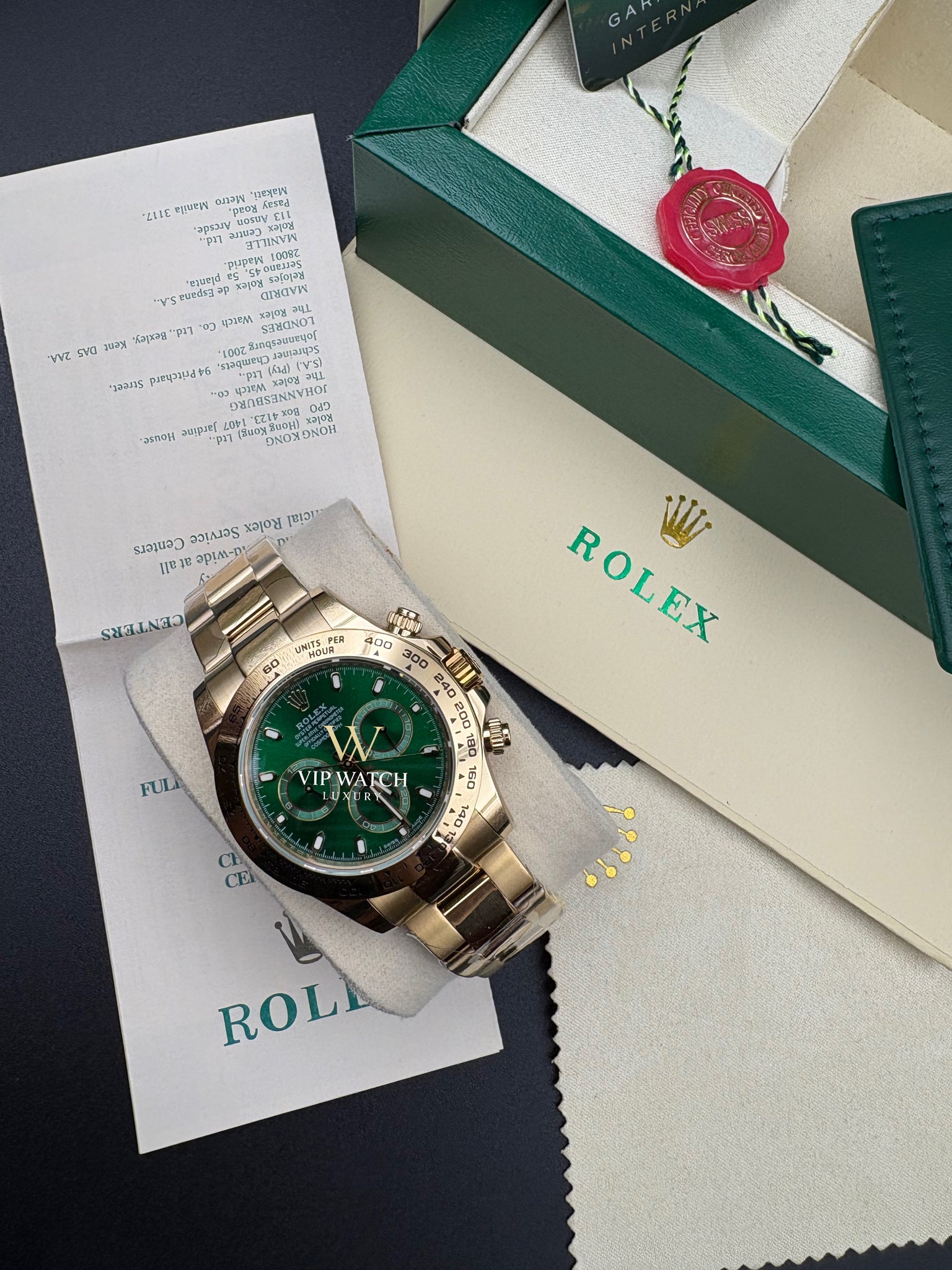 Daytona Gold Green Dial "John Mayer"40mm