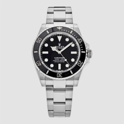 Submariner noDate SS Black Ceramic Bezel