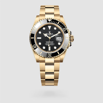 SUBMARINER GOLD BLACK DIAL CERAMIC BEZEL 40MM CLONE