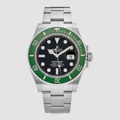 SUBMARINER SS BLACK COLLECTOR GREEN CERAMIC BEZEL 41MM CLONE