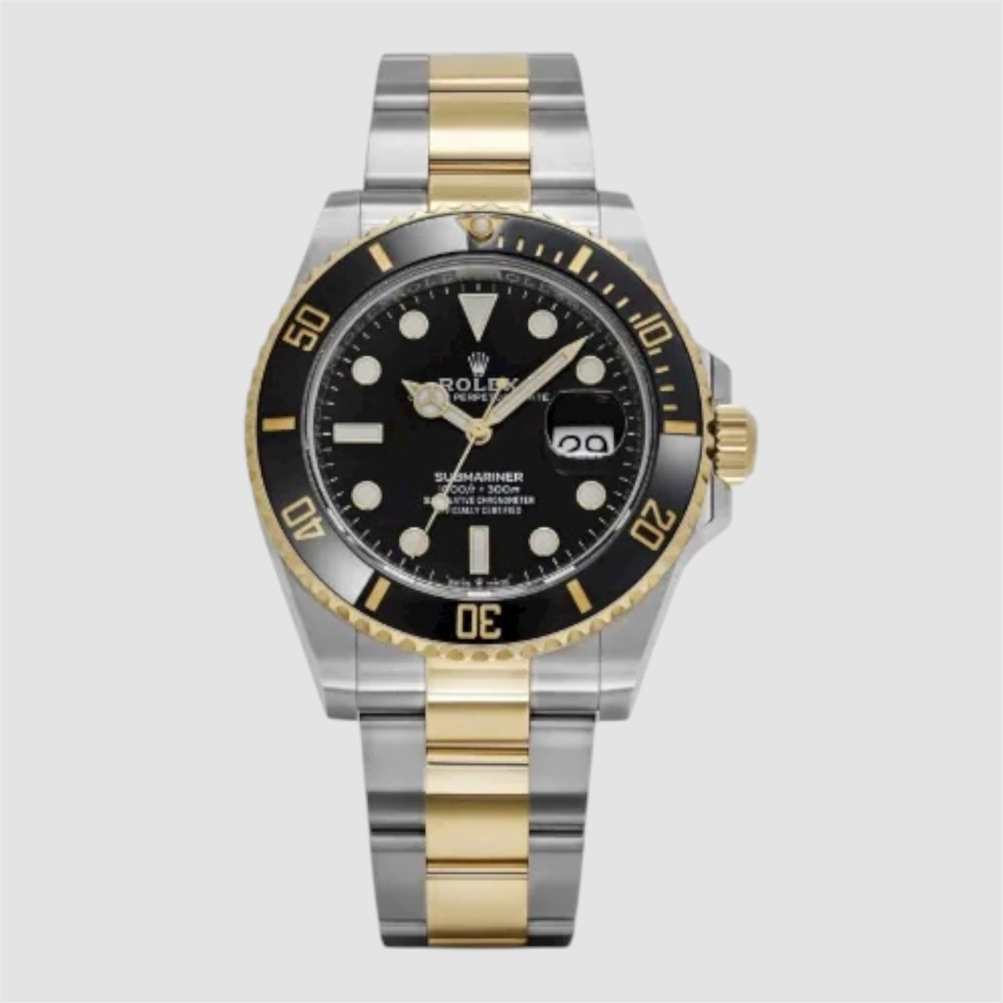 Submariner 2-Tone Black Dial 40mm