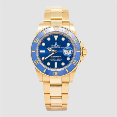 ROLEX SEA-DWELLER DEEPSEA 136668LB 44MM YELLOW GOLD BLUE DIAL & BLUE BEZEL