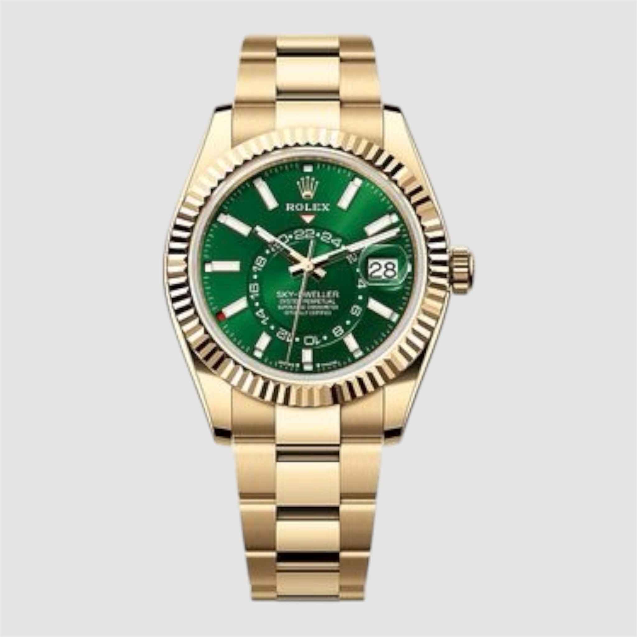 SKY-DWELLER GOLD Green Dial