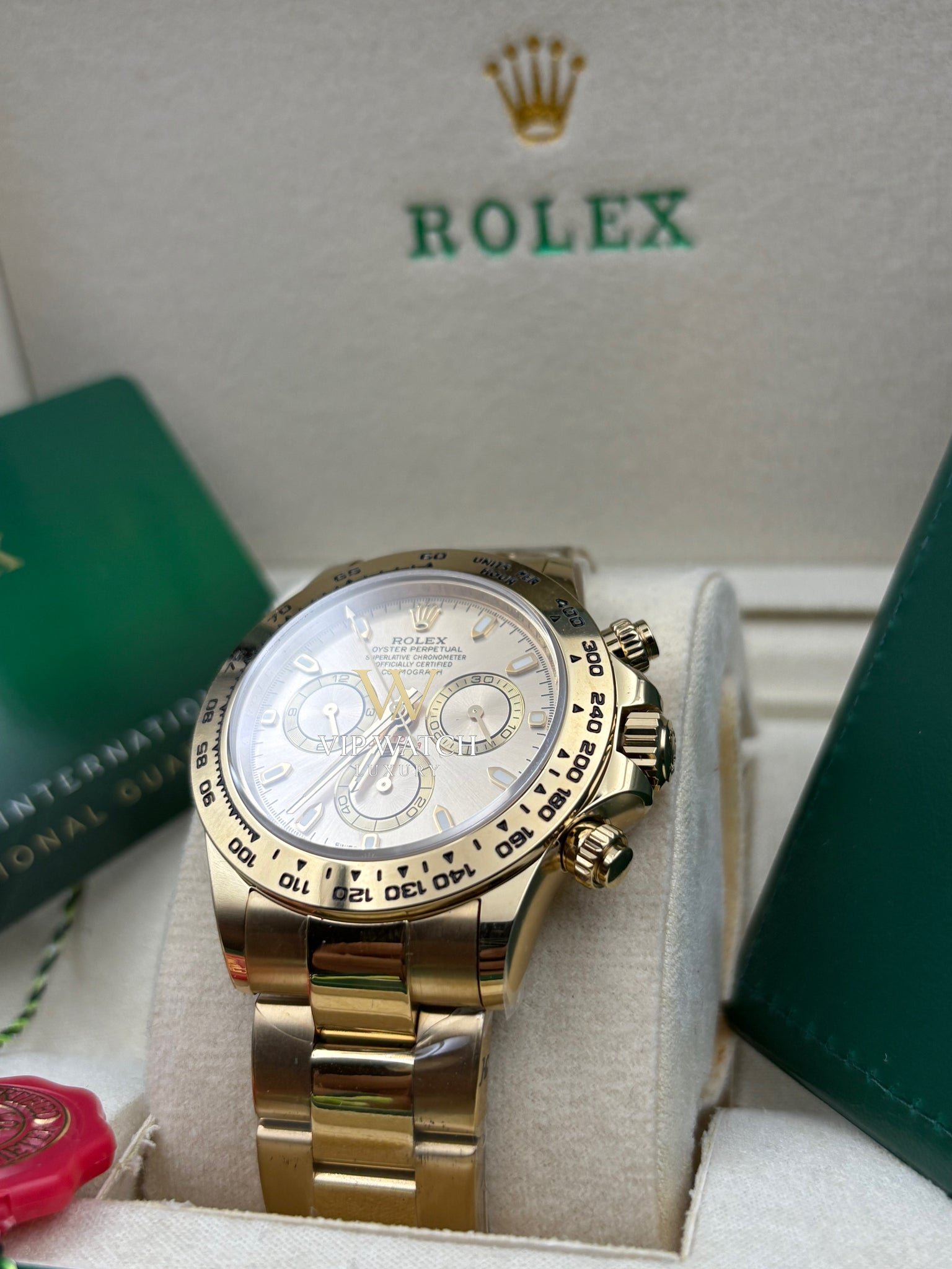 Rolex Daytona Yellow Gold Champagne Dial 40mm