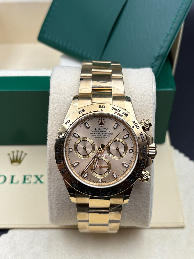 Rolex Daytona Yellow Gold Champagne Dial 40mm