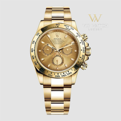 Rolex Daytona Yellow Gold Champagne Dial 40mm